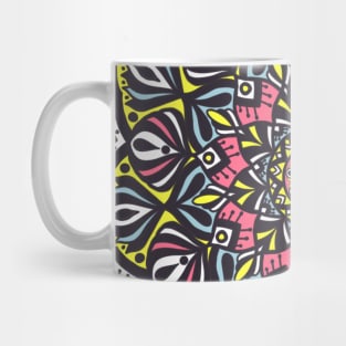 Mandala colorful flower pattern Mug